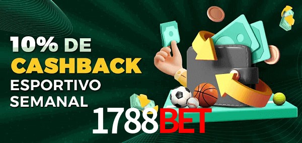 10% de bônus de cashback na 1788bet